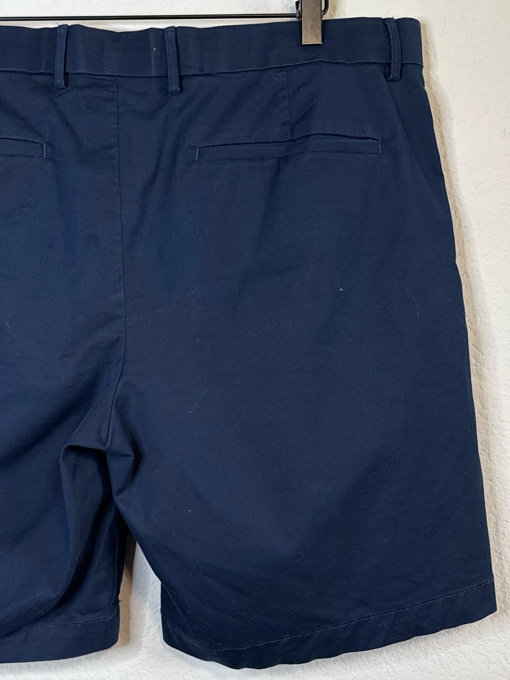 Banana Republic Core Temp Short Navy Blue 9” Mens Casual Preppy Shorts Size 36 - Picture 8 of 11